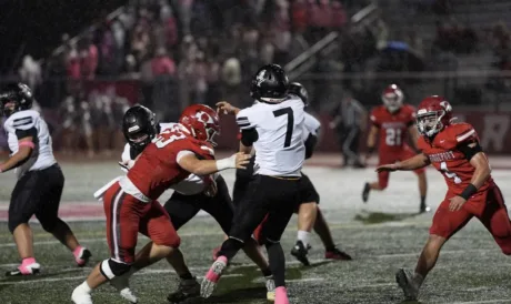 Preston falls at Bridgeport, 63-14